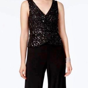 Beaded Jersey Jumpsuit NWT
